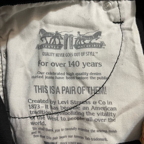 Levi’s 514 black Corduroy jeans - Picture 7 of 9